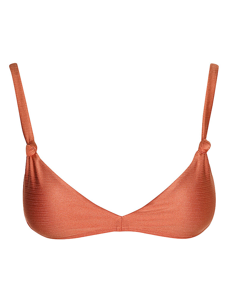 Top bikini da donna Beachside Bohemia Fixed marrone M
