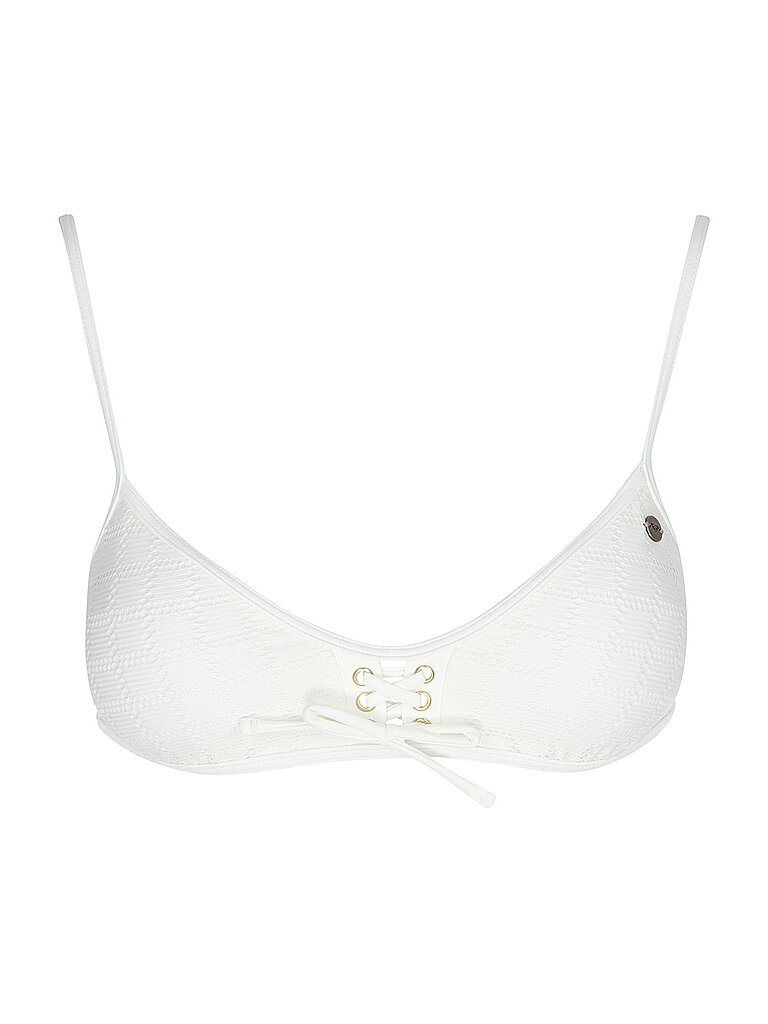 Top bikini da donna Island Bralette bianco S
