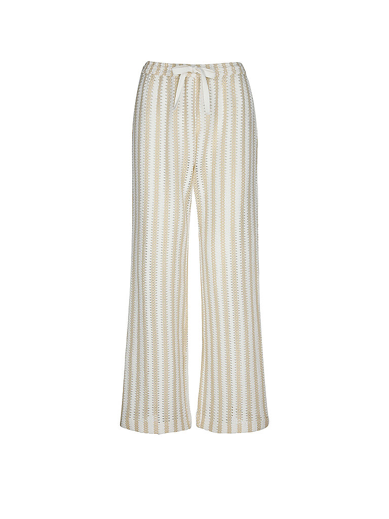 Pantaloni da spiaggia da donna Moana Story crema M