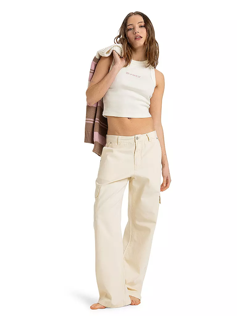 ROXY | Beachshirt da donna Iconic Days | Crema