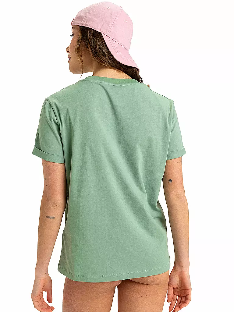 ROXY | Beachshirt da donna Oceanregular Art | Verde chiaro