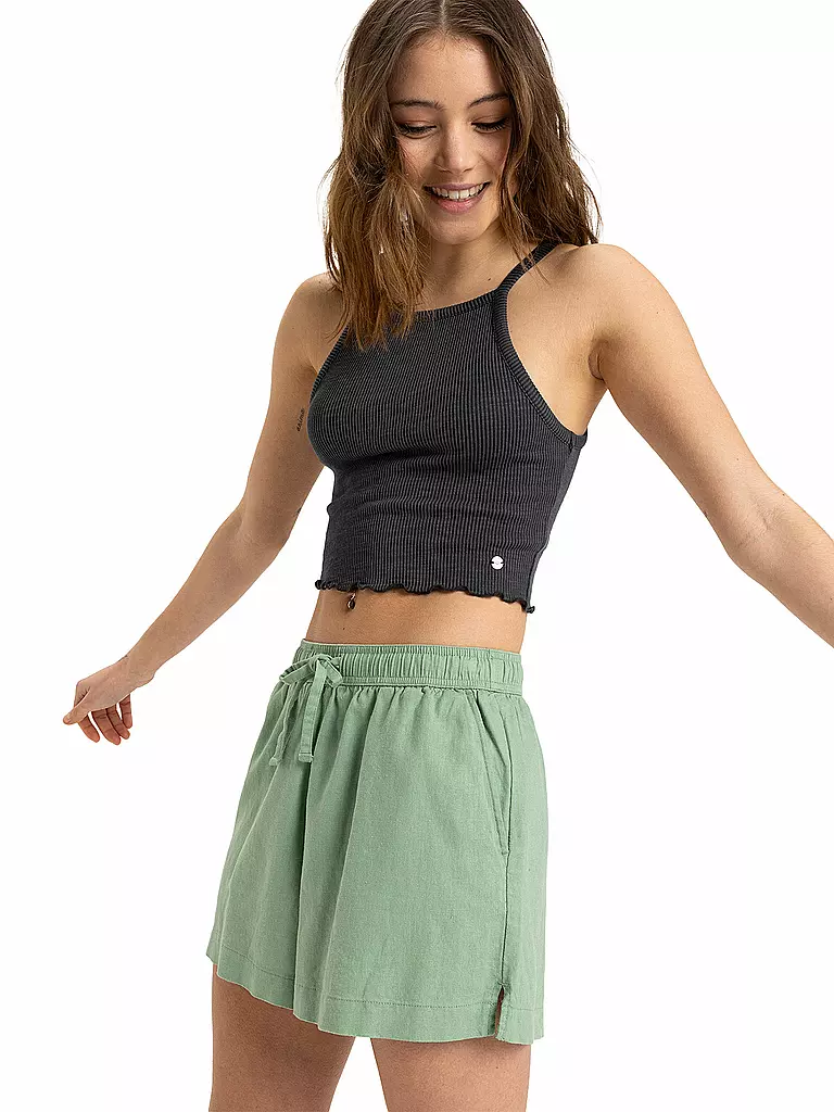 ROXY | Beachshort da donna Lekeitio Break Mid | Verde chiaro