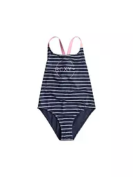 ROXY | Costume da bagno da ragazza Bico Basic Stripe | Blu scuro