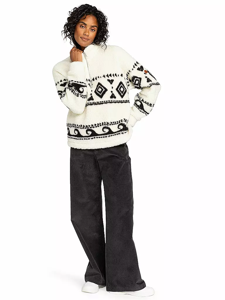 ROXY | Fleecesweater da donna Treasuren Soull | Bianco