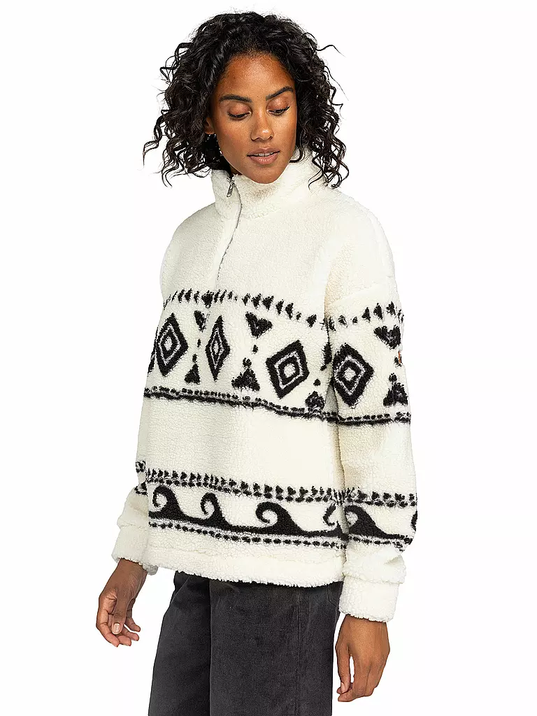 ROXY | Fleecesweater da donna Treasuren Soull | Bianco