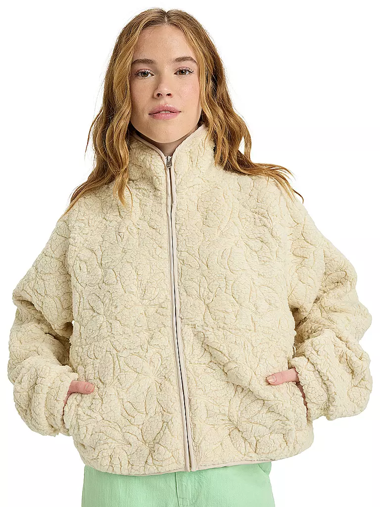 ROXY | Giacca in pile da donna Blurry Cloud | Crema