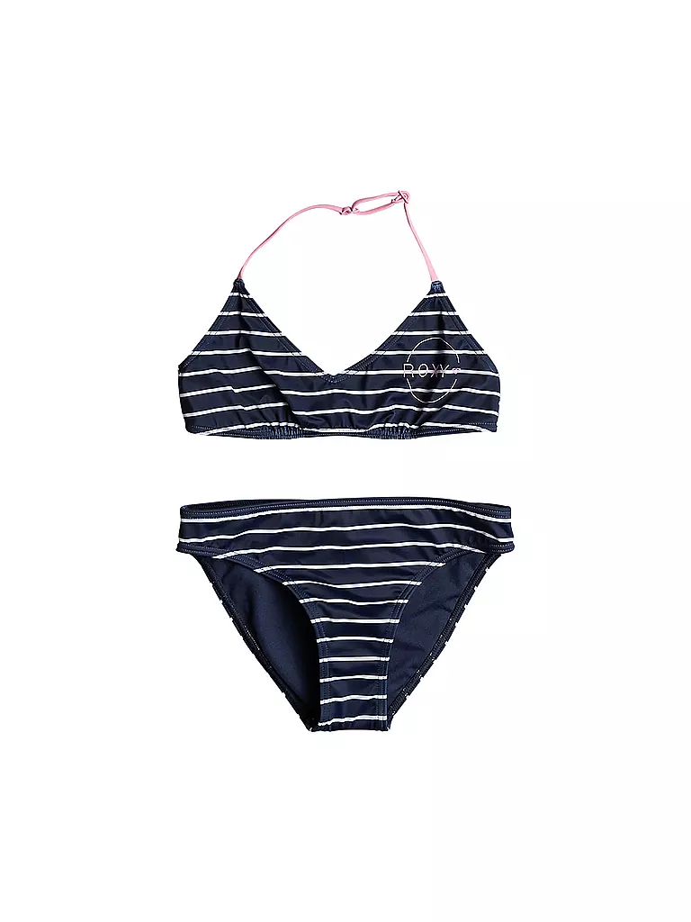 ROXY | Mädchen Bikini Bico Basic Stripe | Blu scuro