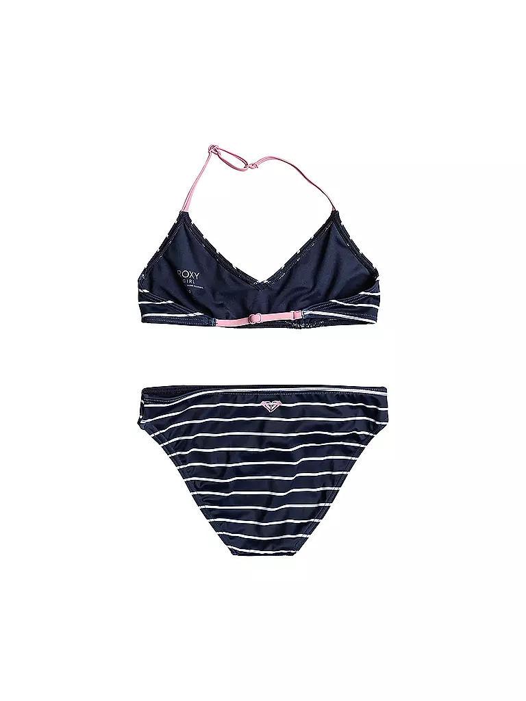 ROXY | Mädchen Bikini Bico Basic Stripe | Blu scuro