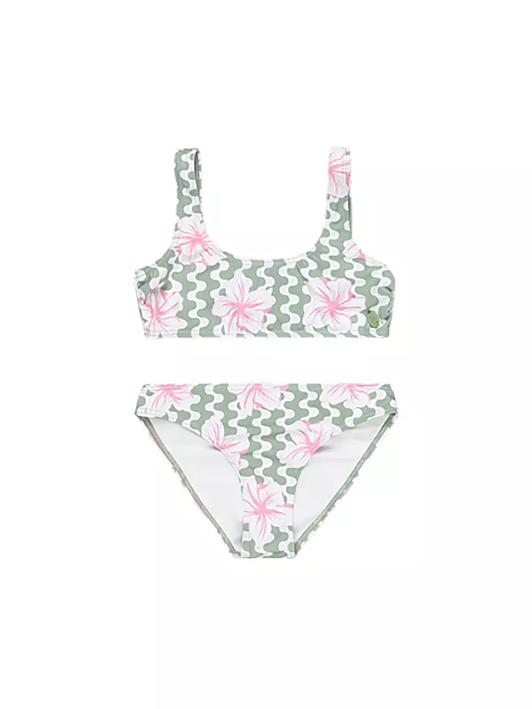 ROXY | Mädchen Bikini Party Waves Bralette Set | Multicolore