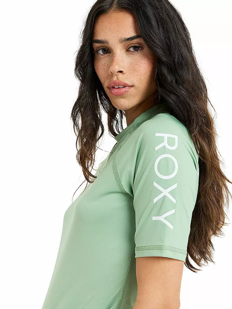 ROXY | Maglia da donna in lycra Whole Hearted | Verde chiaro