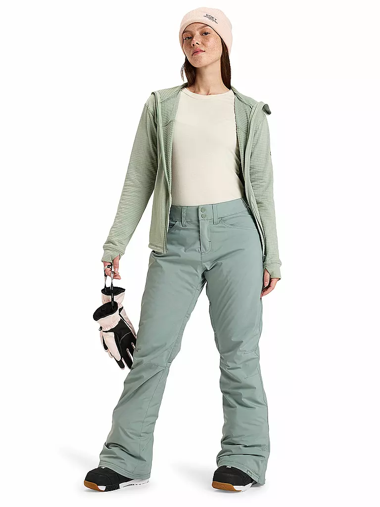 ROXY | Pantaloni da snowboard da donna Backyard PT | Verde chiaro