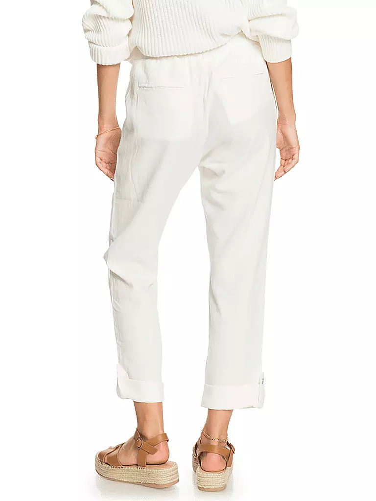 ROXY | Pantaloni da spiaggia cargo da donna On The Seashore | Bianco