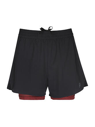 RUKKA | Shorts da corsa da donna Makela Print 2in1
