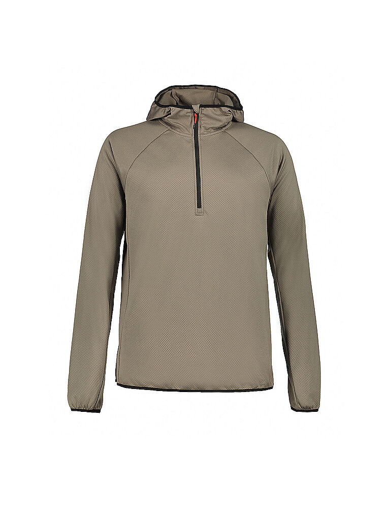 Maglia da running da uomo Meilan 17 Zip marrone M