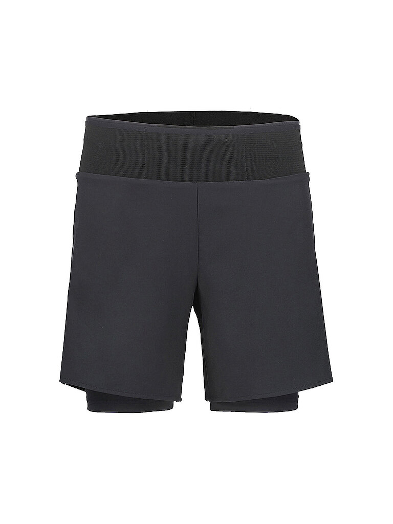 Pantaloncini da running da uomo Musku 2in1 nero L