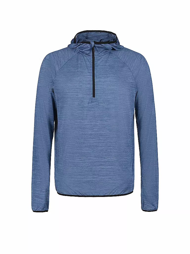 RUKKA | Felpa da running con cappuccio e zip Meilan da uomo | Blu scuro