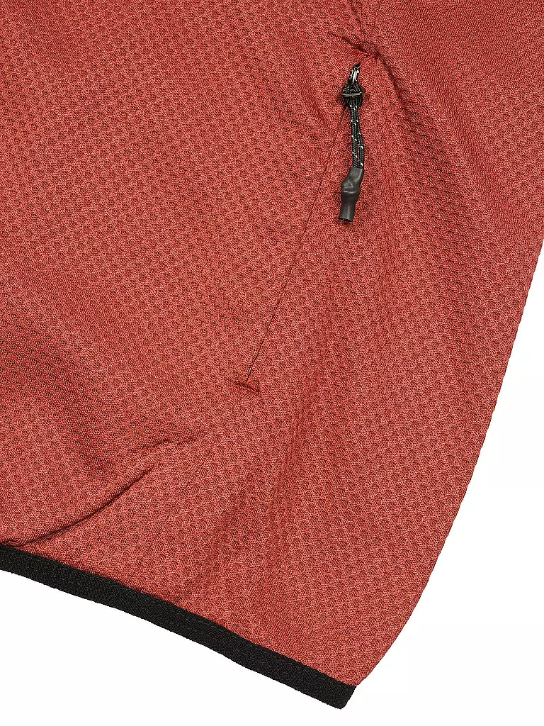 RUKKA | Felpa da running da uomo con zip Meilan | Rame