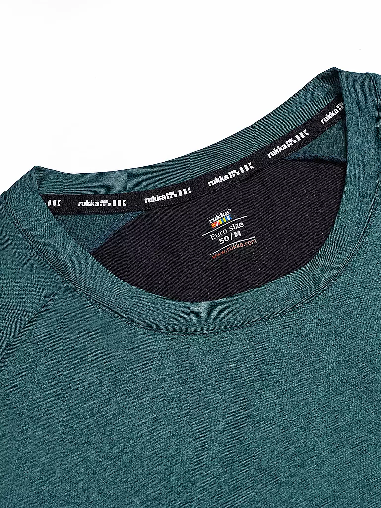 RUKKA | Herren Laufshirt Melko | Verde scuro