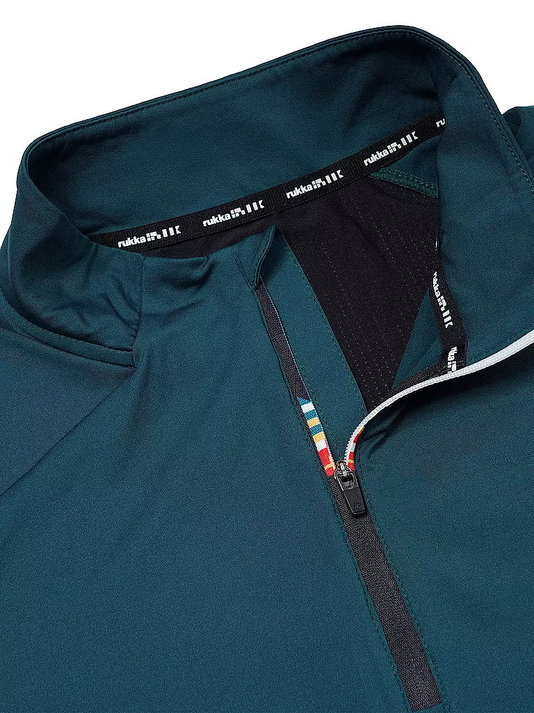 RUKKA | Herren Laufshirt Murtola | Verde scuro