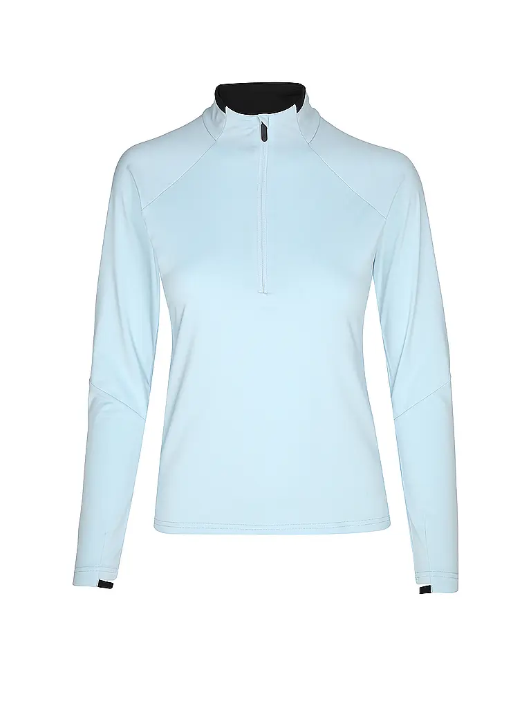 RUKKA | Maglia da running da donna Maalo con zip | Blu chiaro