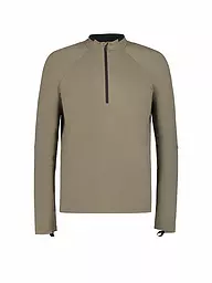 RUKKA | Maglia da running da uomo Maanin con zip | Marrone
