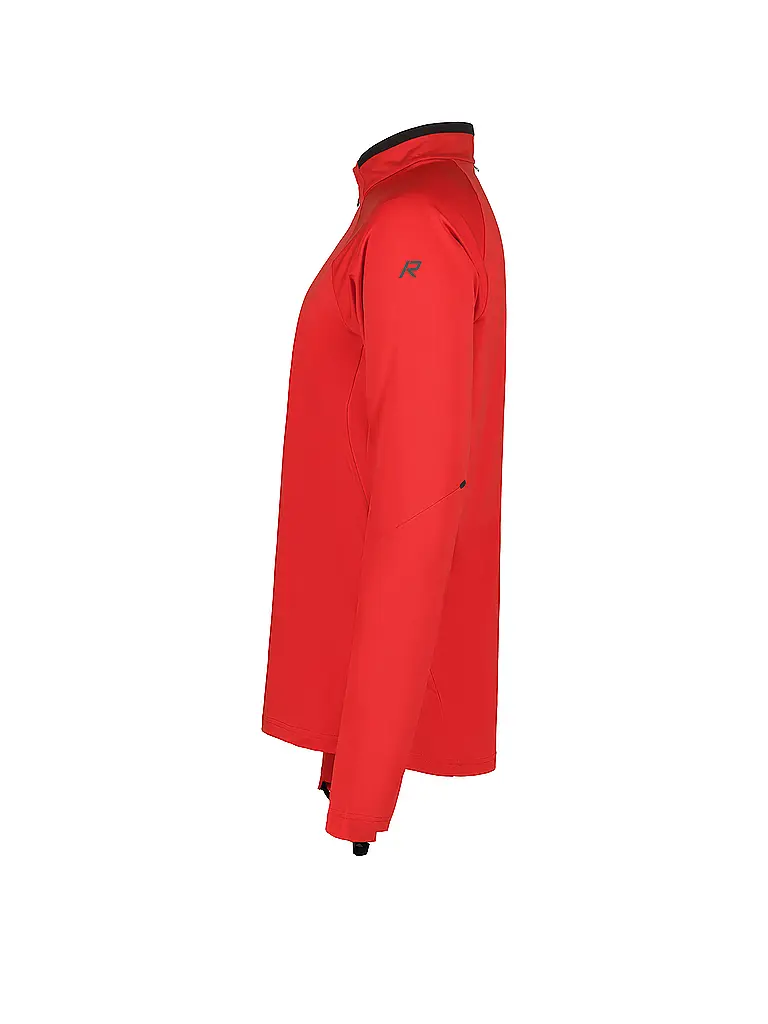 RUKKA | Maglia da running da uomo Maanin con zip | Rosso