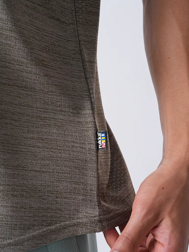 RUKKA | Maglietta da running da uomo Ylikiika | Marrone