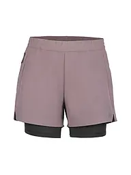 RUKKA | Pantaloncini da running da donna Makela 2in1 | Lilla