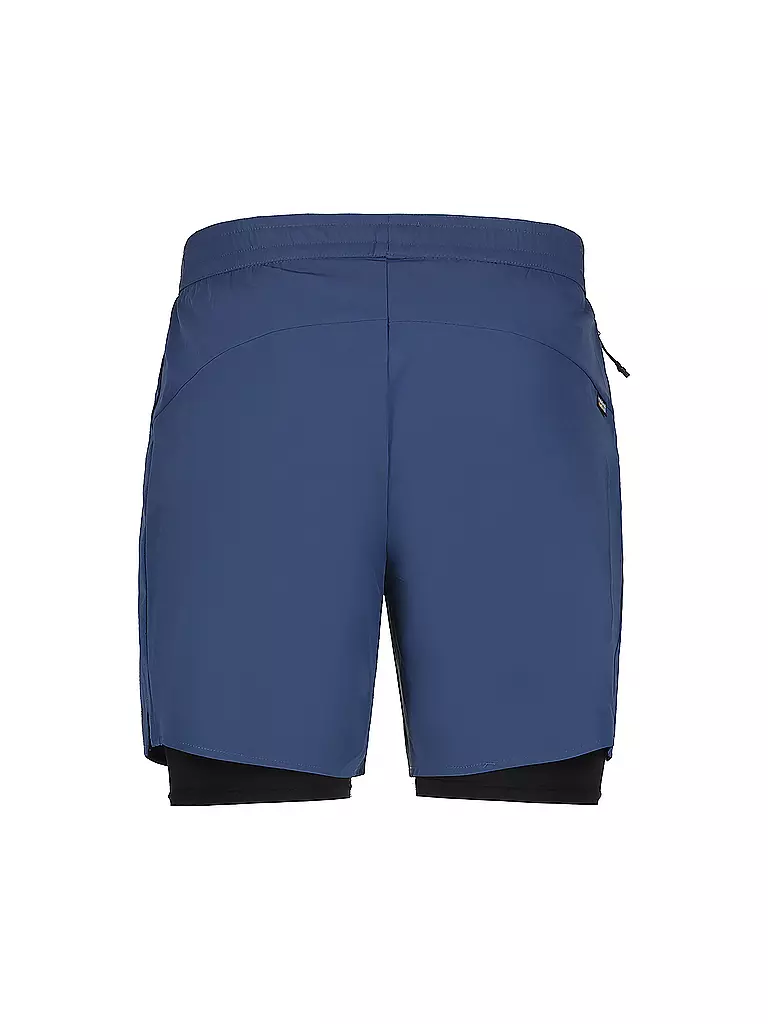 RUKKA | Pantaloncini da running da uomo Maaninka 2in1 | Blu scuro