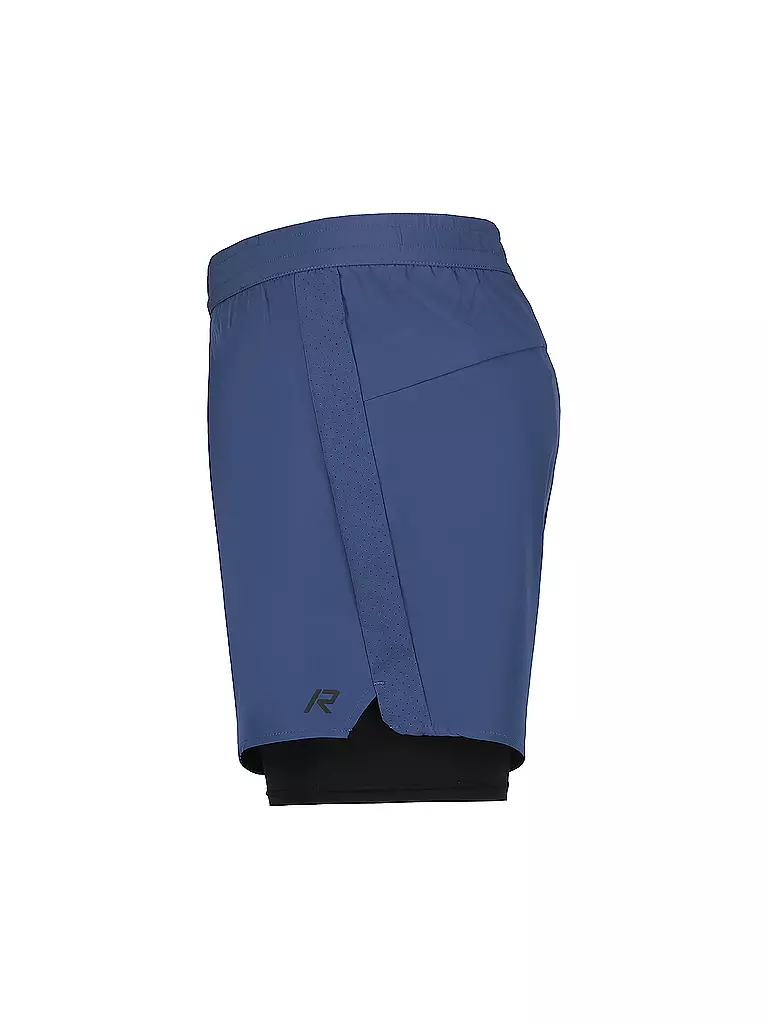 RUKKA | Pantaloncini da running da uomo Maaninka 2in1 | Blu scuro