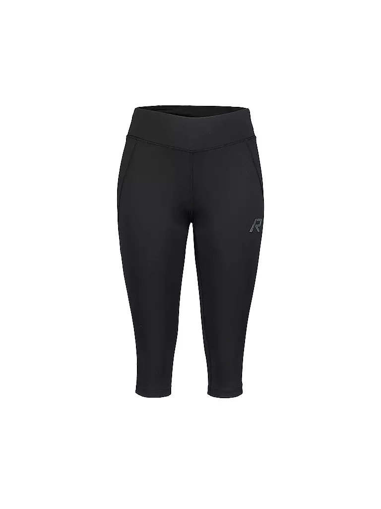 RUKKA | Tight da running 3/4 da donna Maakeski | Nero
