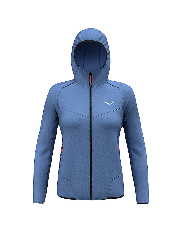 Giacca softshell da donna Pedroc DST Light con cappuccio azzurro 42
