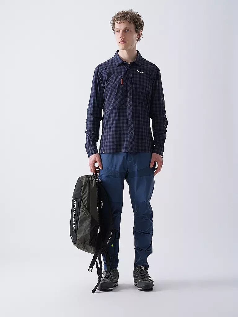 SALEWA | Camicia da uomo Puez Dry | Blu scuro