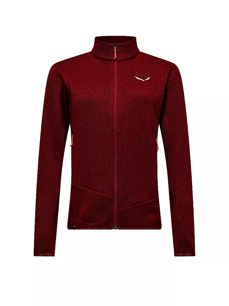 SALEWA | Damen Fleecejacke Puez Rocca PL | Rosso scuro