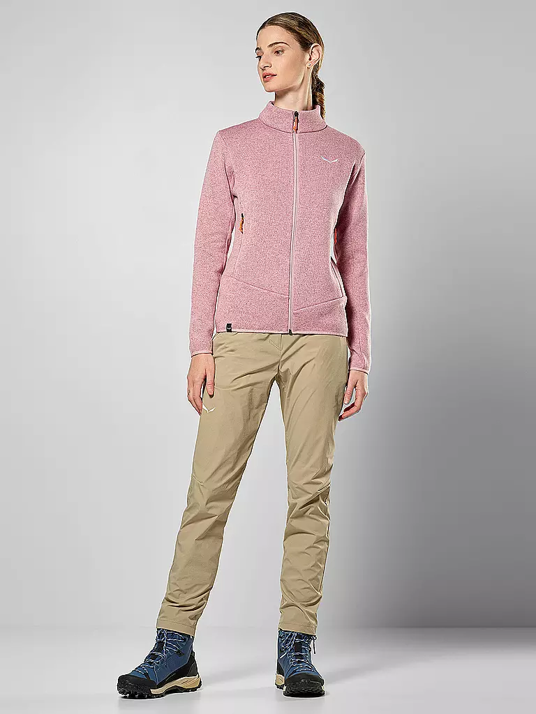SALEWA | Damen Fleecejacke Puez Rocca PL | Rosa