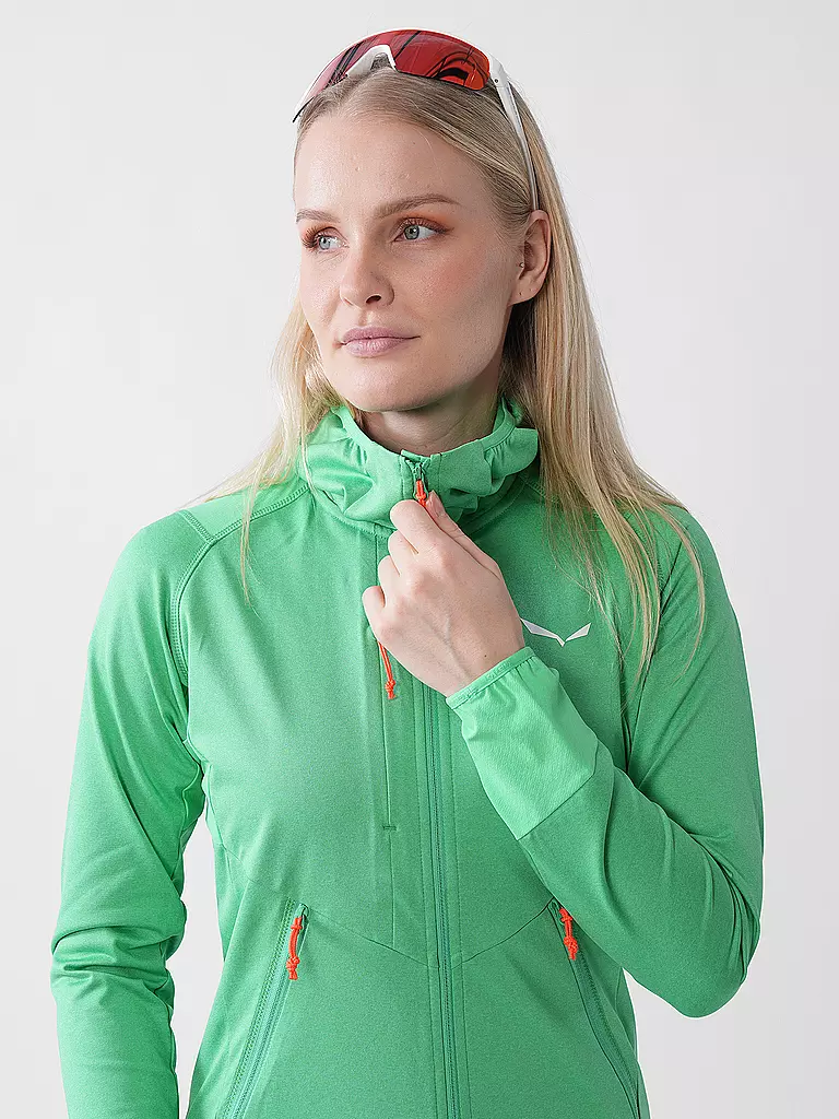 SALEWA | Giacca con cappuccio da donna Agner Hybrid Polarlite Durastretch |