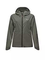SALEWA | Giacca da donna Pedroc Wind Hoodie | Oliva