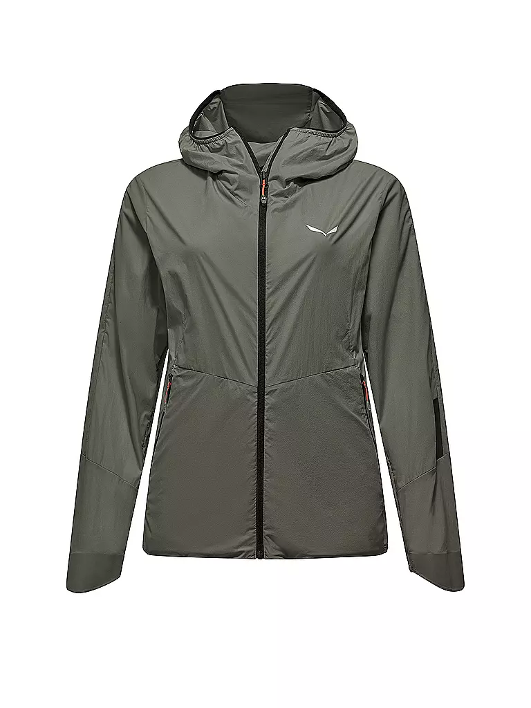 SALEWA | Giacca da donna Pedroc Wind Hoodie | Oliva