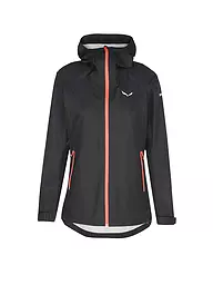 SALEWA | Giacca da trekking da donna Puez (Aqua 3) PTX con cappuccio | Nero
