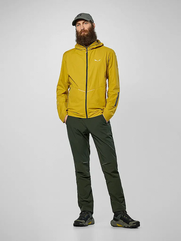 SALEWA | Giacca da uomo Pedroc Wind Hoodie | Oro