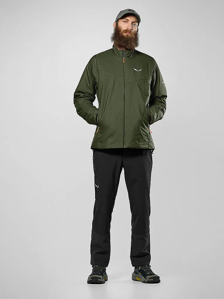 SALEWA | Giacca da uomo Puez Catinaccio 2 Tirolwool® | Oliva