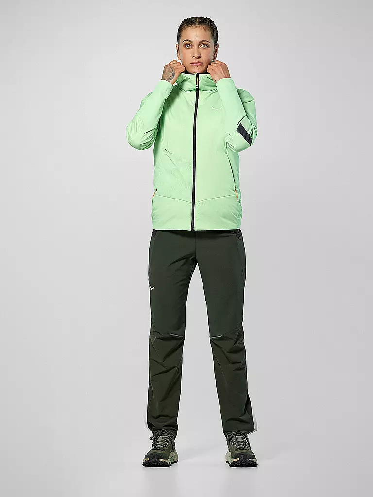 SALEWA | Giacca ibrida da donna Pedroc TQ Air con cappuccio | Verde chiaro