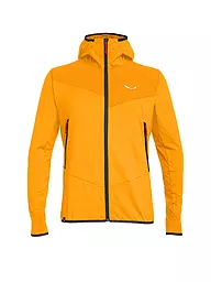 SALEWA | Giacca ibrida da uomo Agner Polarlite Durastretch con cappuccio | Arancione