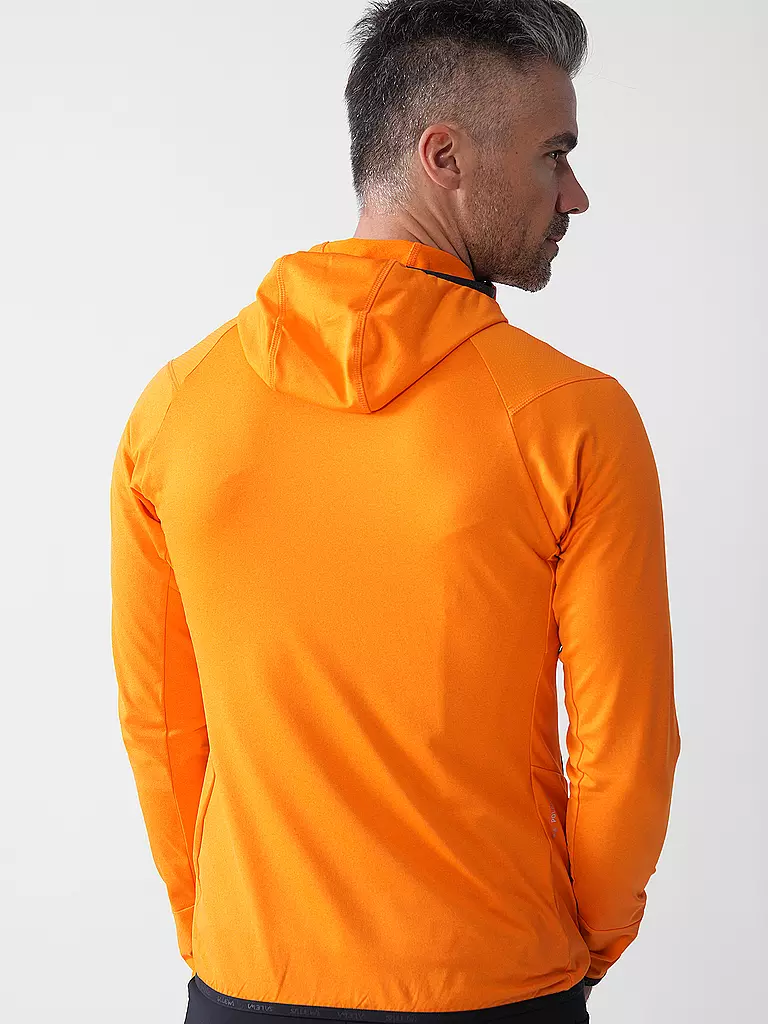 SALEWA | Giacca ibrida da uomo Agner Polarlite Durastretch con cappuccio | Arancione