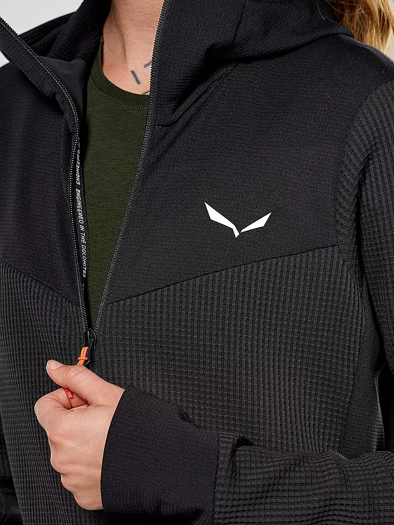 SALEWA | Giacca in pile da donna Puez Waffle con cappuccio |