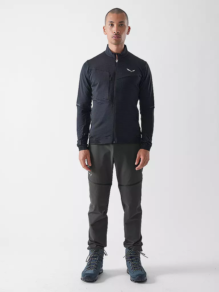 SALEWA | Giacca in pile da uomo Pedroc 2 Polarlite | Nero