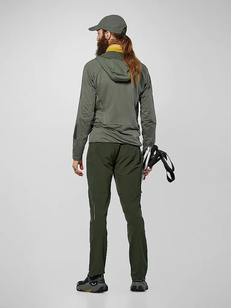 SALEWA | Giacca in pile da uomo Pedroc PL Wind con cappuccio |