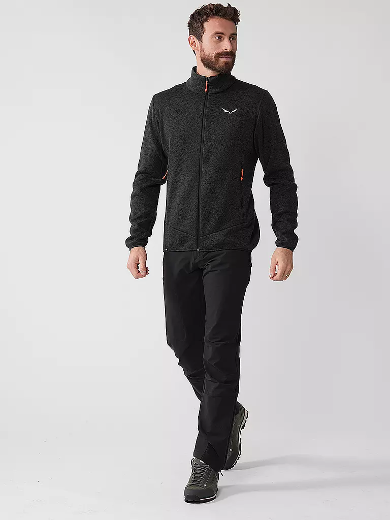 SALEWA | Giacca in pile da uomo Puez Rocca PL | Nero