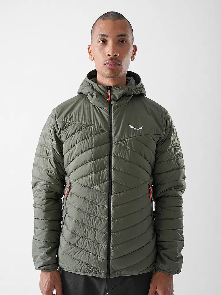 SALEWA | Giacca isolante da uomo Brenta RDS con cappuccio in piuma |