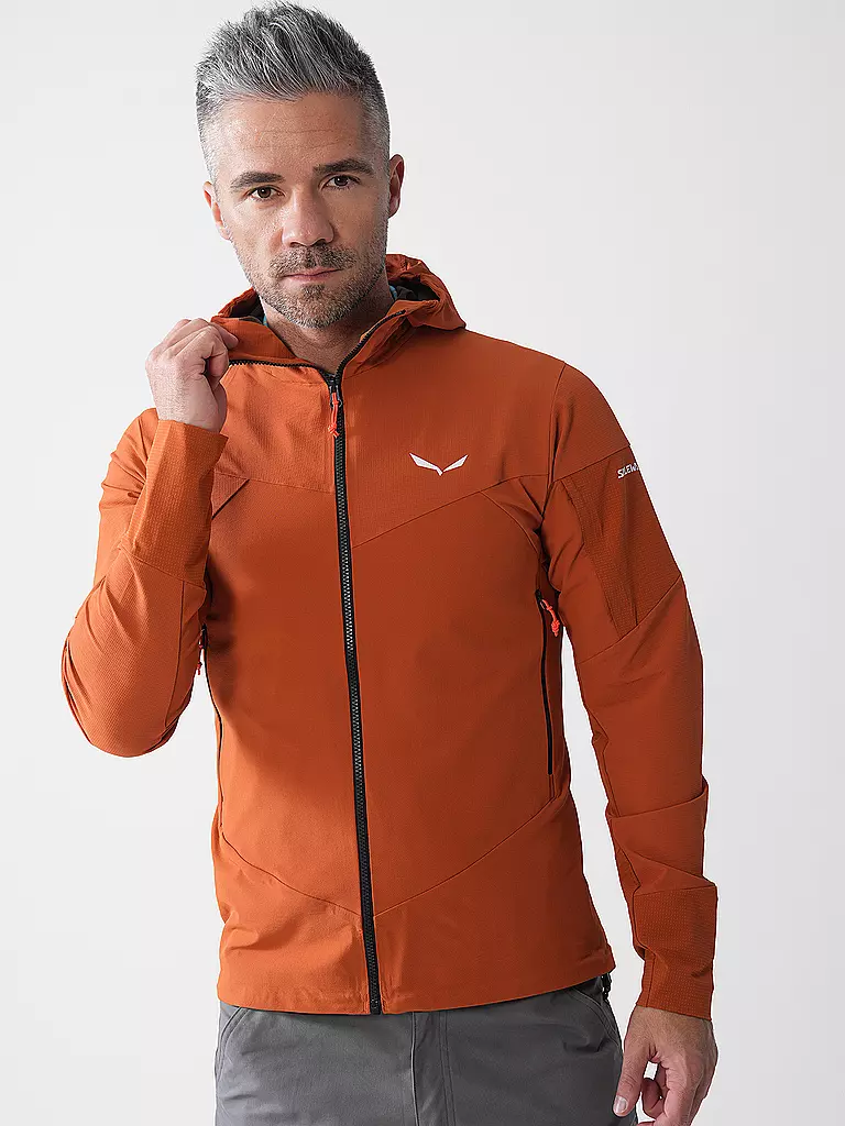 SALEWA | Giacca softshell da uomo Agner Durastretch | Arancione